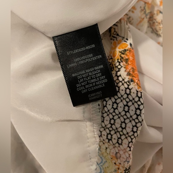 Sanctuary Revolve Orange and Blue Patterned Layered Strappy Tank Size XS - Picture 5 of 6